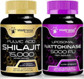 Nattokinase Supplement Capsules - 5000 FU - Enzymes from Pure Japanese Natto Extract | Bundle