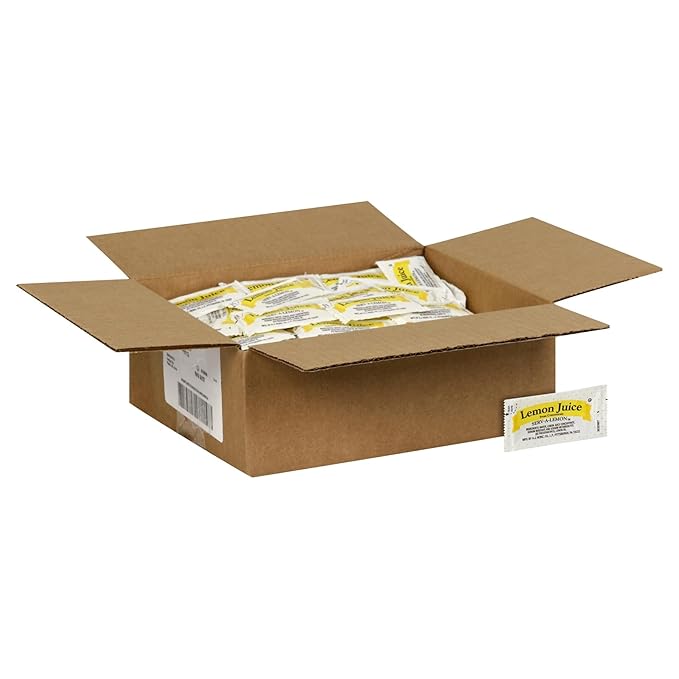 Lemon Juice Packets 4 Gram -- 200 per case