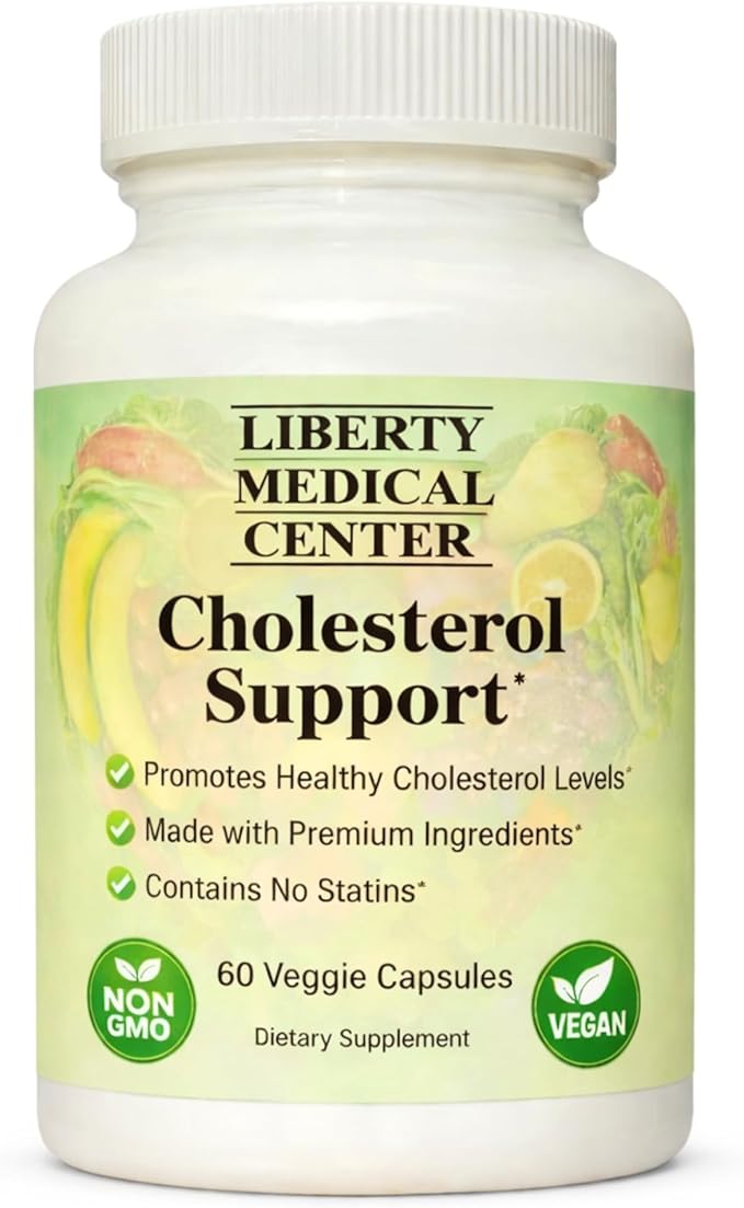 Cholesterol Support Supplement by Dr. Rodney Malisos – Heart Health &amp Cholesterol Wellness Formula with Bergamot Berberine Garlic Milk Thistle &amp Olive Leaf – 60 Capsules