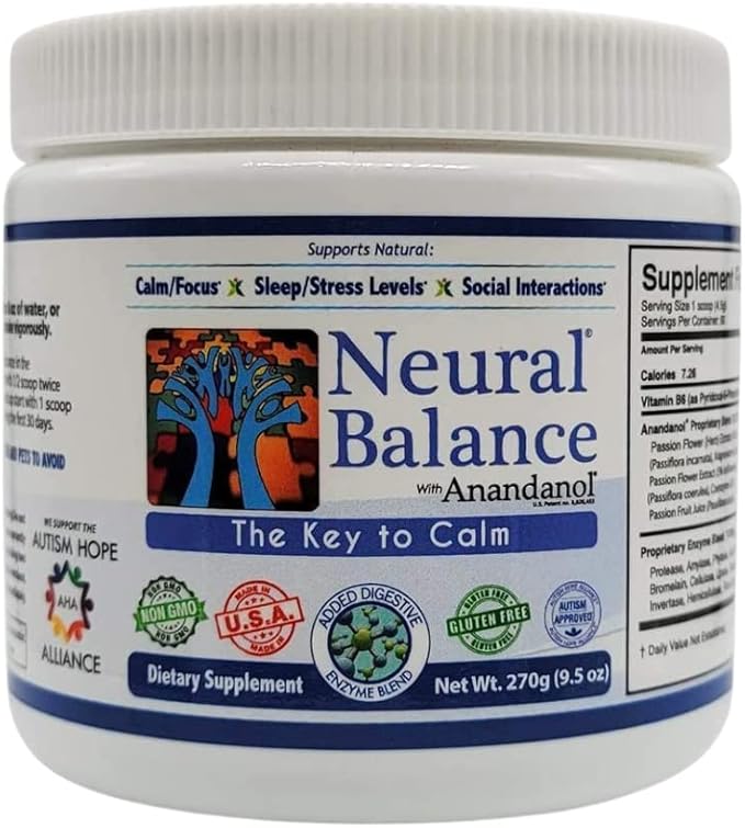 Neural Balance Anandanol with Proprietary Digestive Enzyme Blend 9.5 Ounce 60 Servings