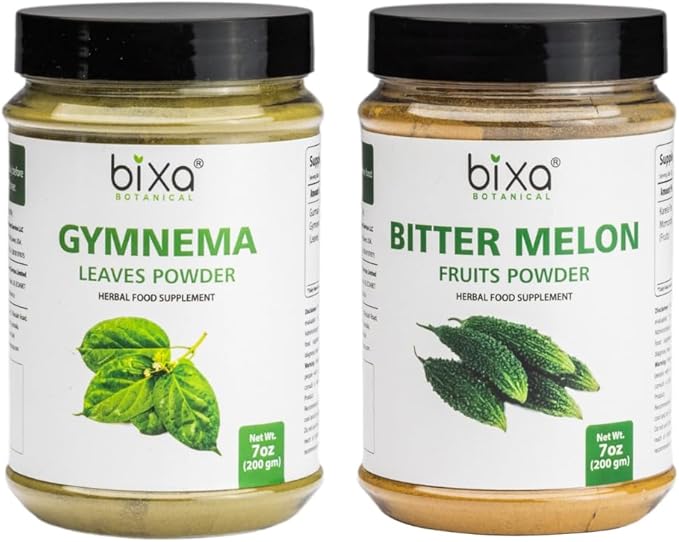 bixa BOTANICAL Bitter Melon + Gymnema Leaf Powder Bundle |