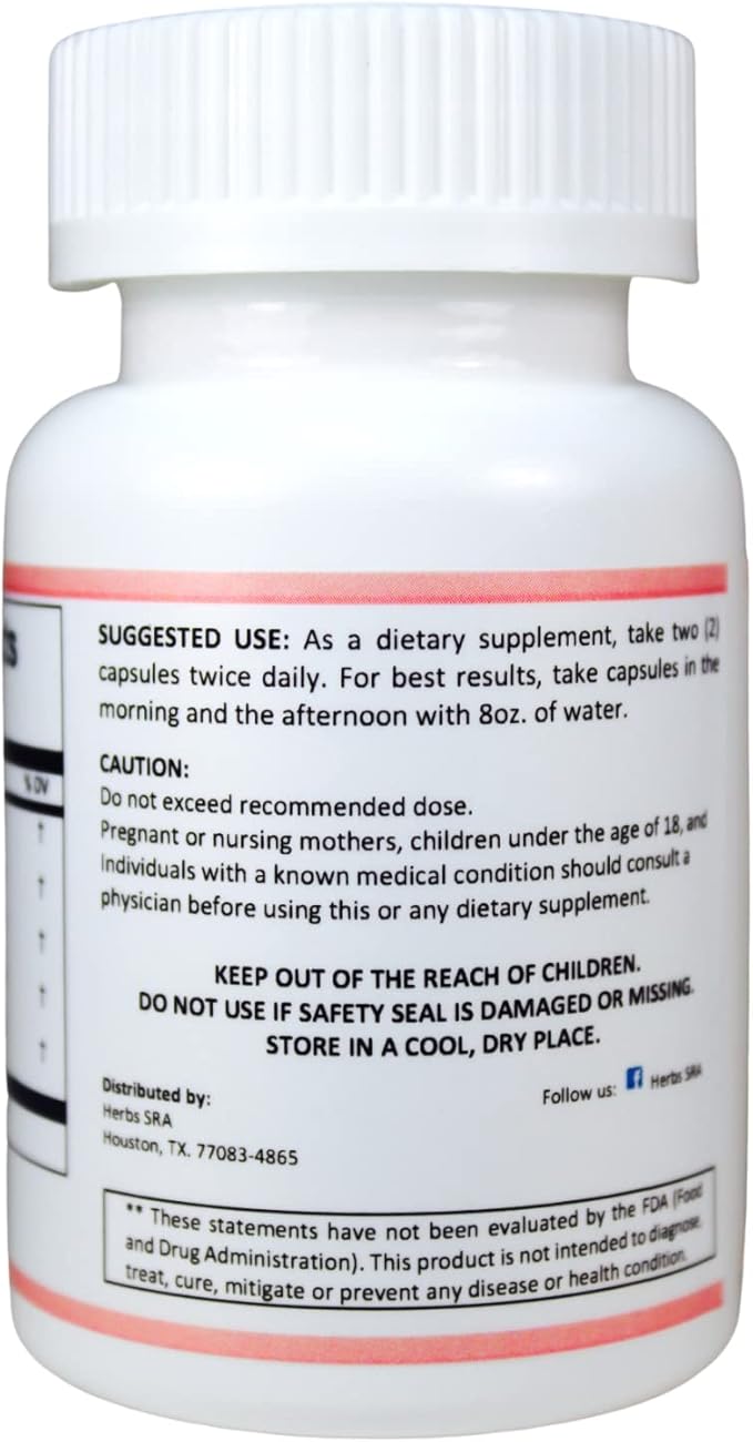 Mental Support Supplement with Magnesium L-Threonate Alpha GPC L-Tyrosine L-Tryptophan &amp 5-HTP Supports Mental Acuity Mood &amp Relaxation 120 Vegetarian Capsules