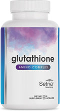 14-in-1 Advanced Absorption Antioxidant Dual-Action Support: Setria® &amp NAC 5 Patented Ingredients for Energy Skin Detox Immune Defense &amp Mental Clarity – 90 Capsules