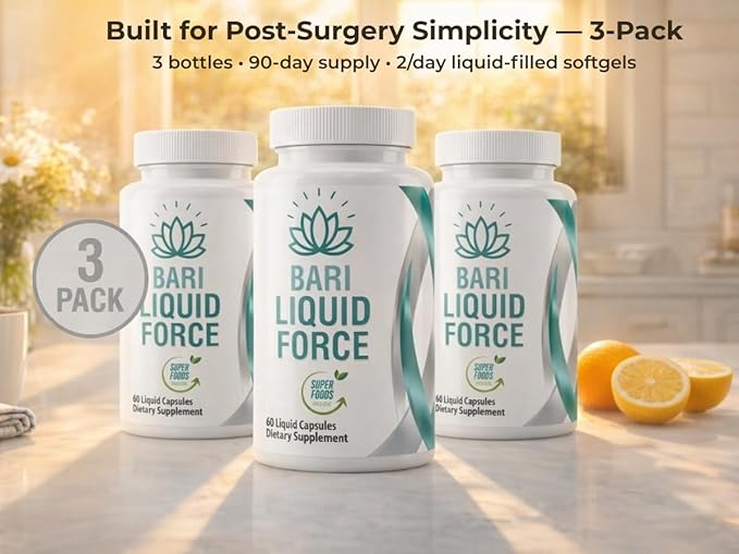 Post Bariatric Multivitamin - 3 Pack of Bariatric Liquid Force Multivitamin