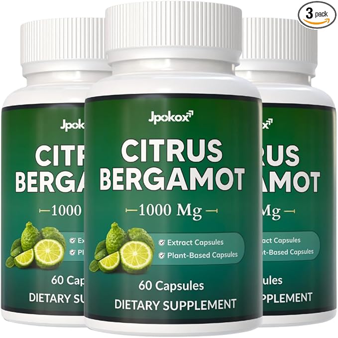 Citrus Bergamot | Citrus Bergamot Extract | 1000mg Capsules for Men &amp Women | (Pack 3)