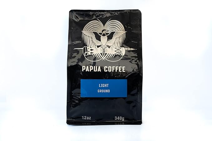 Papua Ground Light Roast Coffee (12oz)