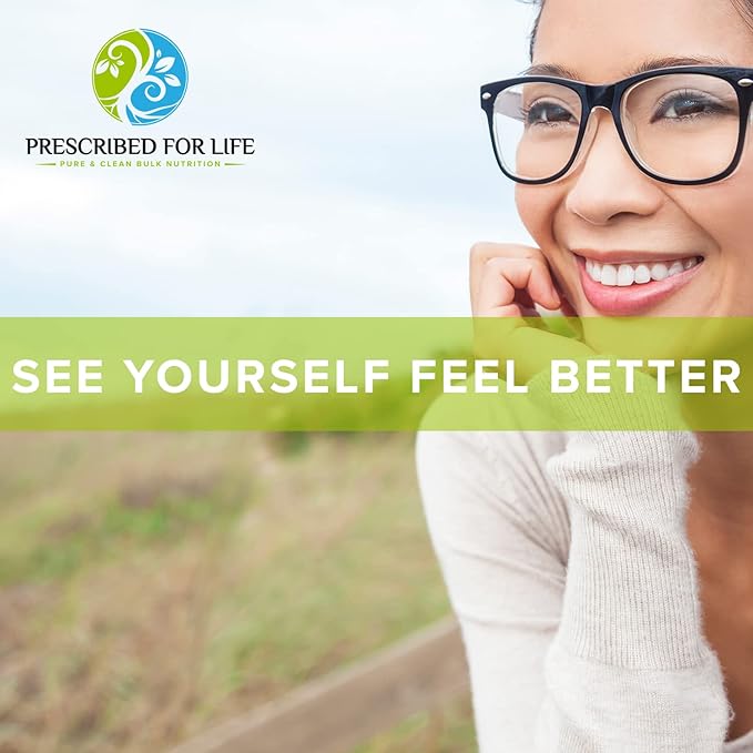 Prescribed For Life Alpha GPC Powder L Alpha glycerylphosphorylcholine Choline Supplement for Cognitive Function Non GMO Vegan Soy Free (2kg)