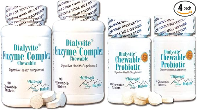 Dialyvite® Pharmaceutical Chewable Digestive Aids (Large Combo)