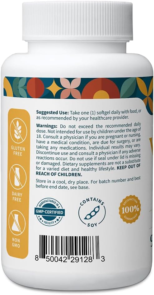 Pattern Wellness Vitamin E 400 IU – Supports Antioxidant Immune &amp Cellular Health – 90 Softgels 3rd Party Lab Tested