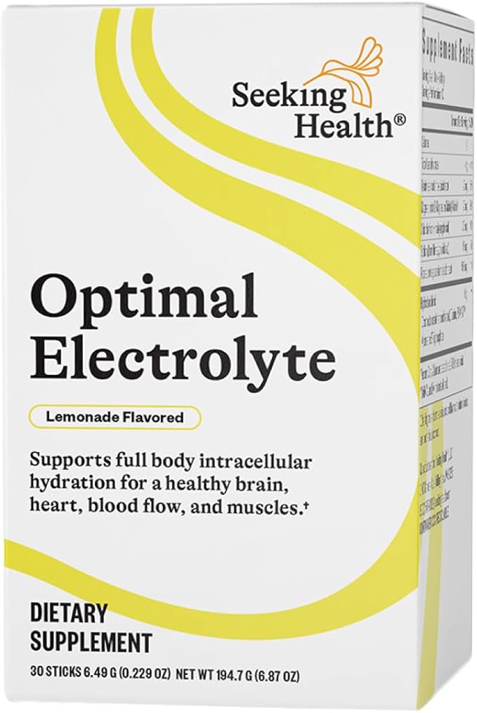 Fish Oil &amp Optimal Electrolyte Sticks Lemonade—Omega-3 for Heart Brain &amp Joints with Lemonade Electrolyte Stick Packs (60/30 Servings)