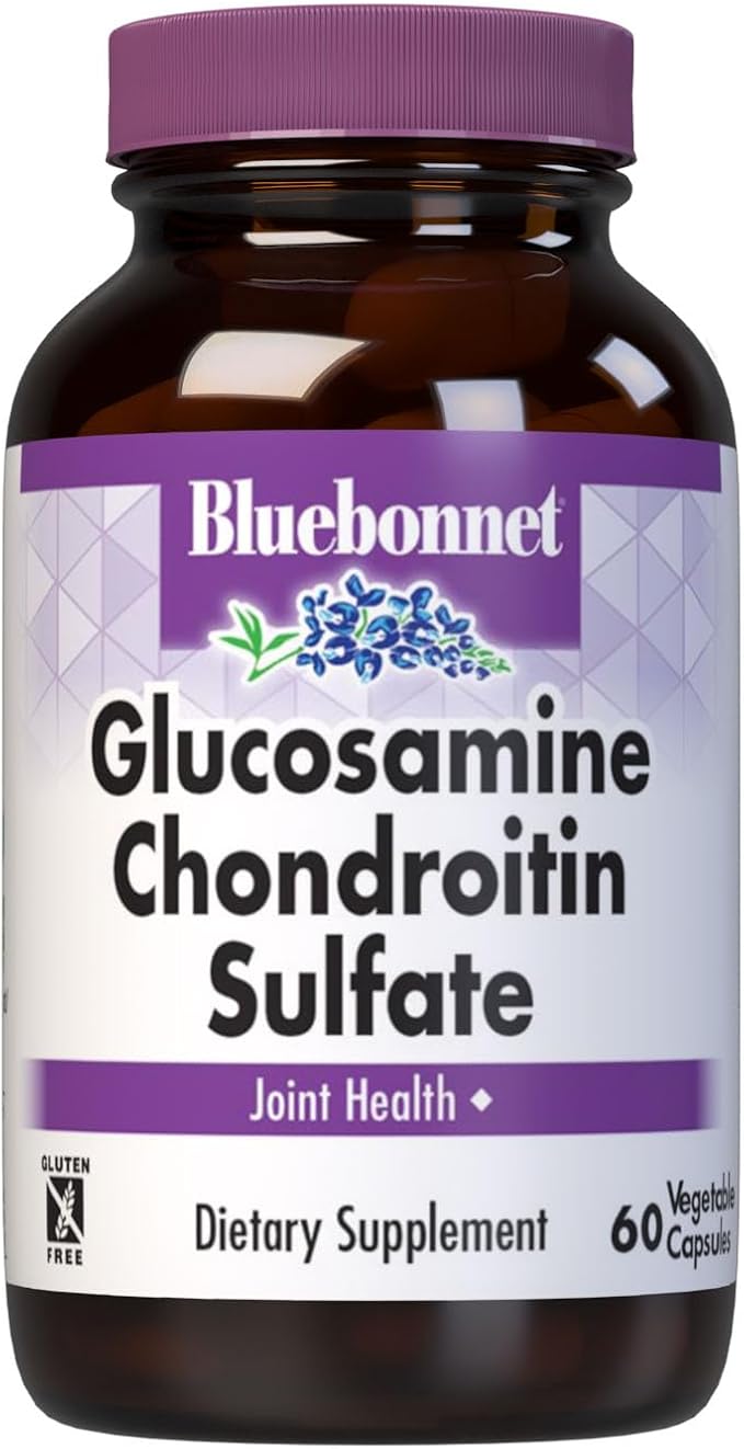 Bluebonnet Glucosamine Chondroitin Sulfate Supplement 60 Count