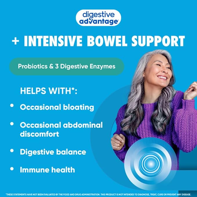 Digestive Advantage Intensive Bowel Support 96 Capsules (Pack of 3)