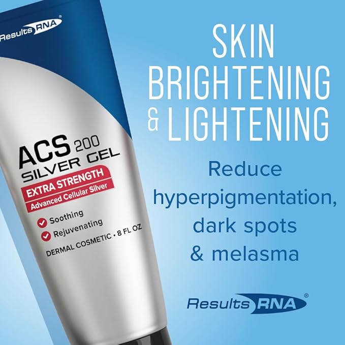 Results RNA - ACS 200 Silver-Glutathione Gel – Advanced Cellular Colloidal Silver Gel for Wound Care &amp Superior Dermal Healing. Clinically Proven. Recommended by Doctors Worldwide (8 oz)