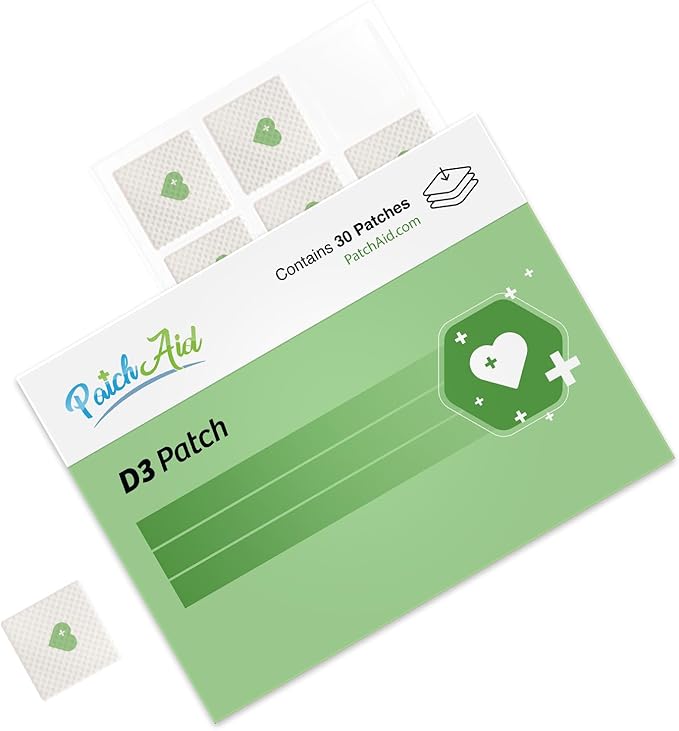 PatchAid D3 Topical Patch 30-Day Supply