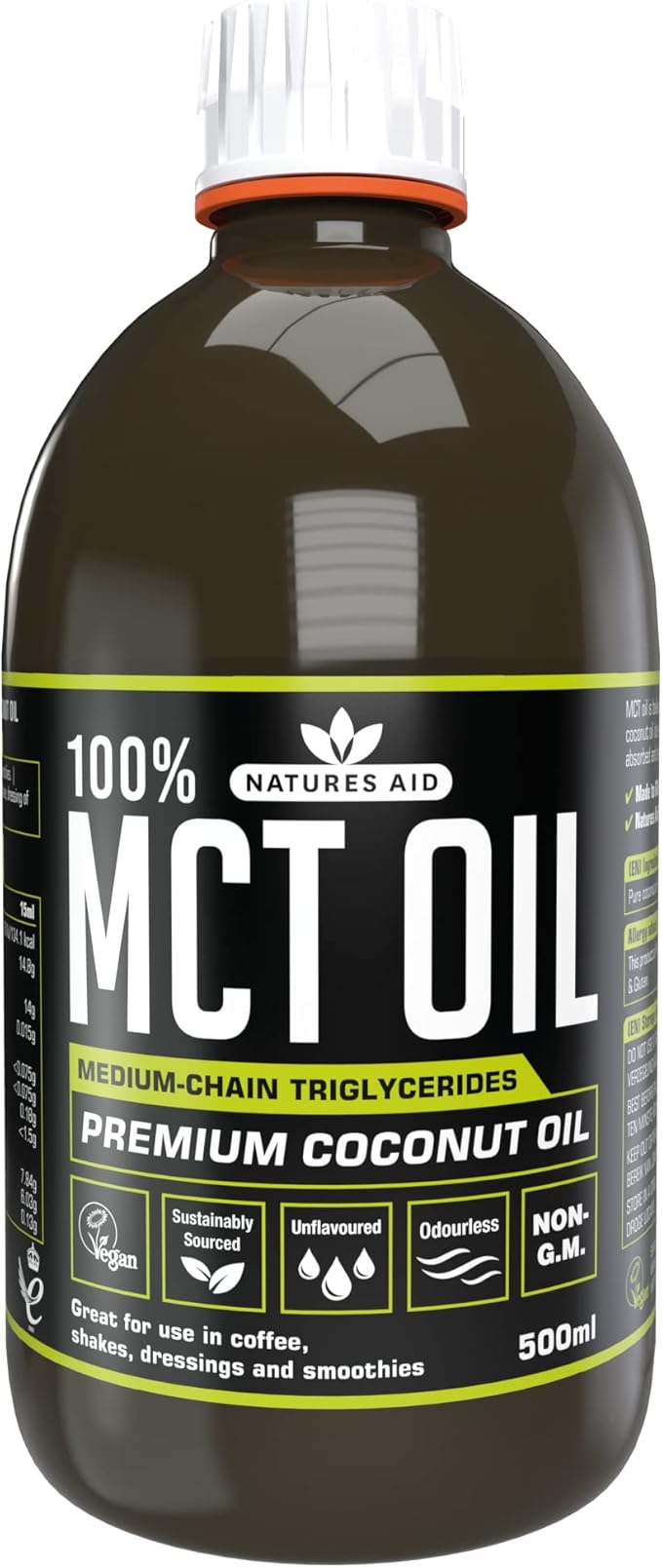 Natures AID Mct Oil 100% 500 ML