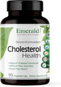 Emerald Labs Cholesterol Health - Featuring CoQ10 Flush-Free Niacin RYR-VA and Garlic for Heart and Circulatory Support - 90 Vegetable Capsules