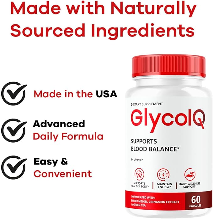 (2 Pack) GlycoIQ Capsules - Official Glyco IQ Support Supplement All Natural Premium Advanced Formula - Maximum Strength GlycoIQ Multivitamin for Overall Health &amp Wellness 120 Capsules for 2 Mon