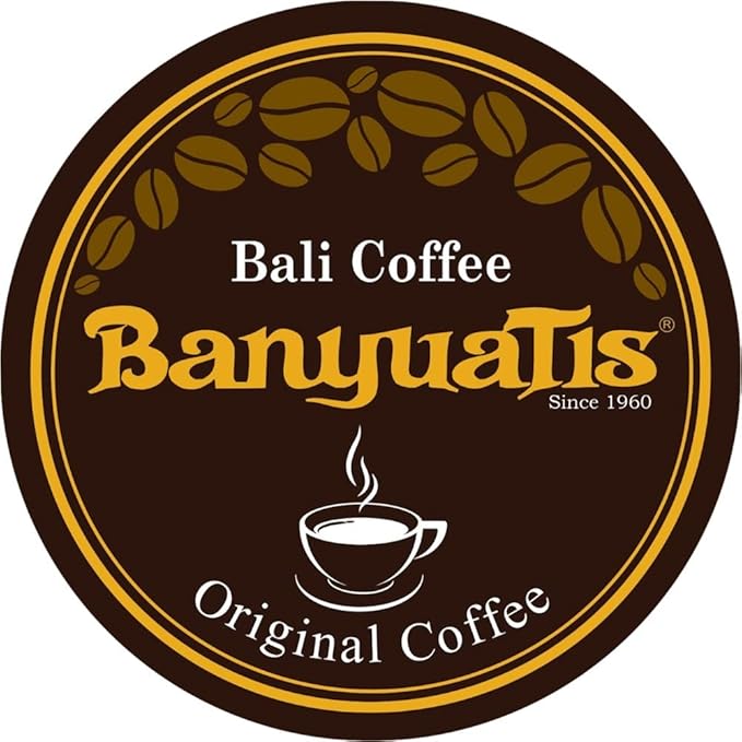 BanyuaTis Indonesia Coffee Robusta Kopi Tubruk Ground Coffee 100g Pack of 2