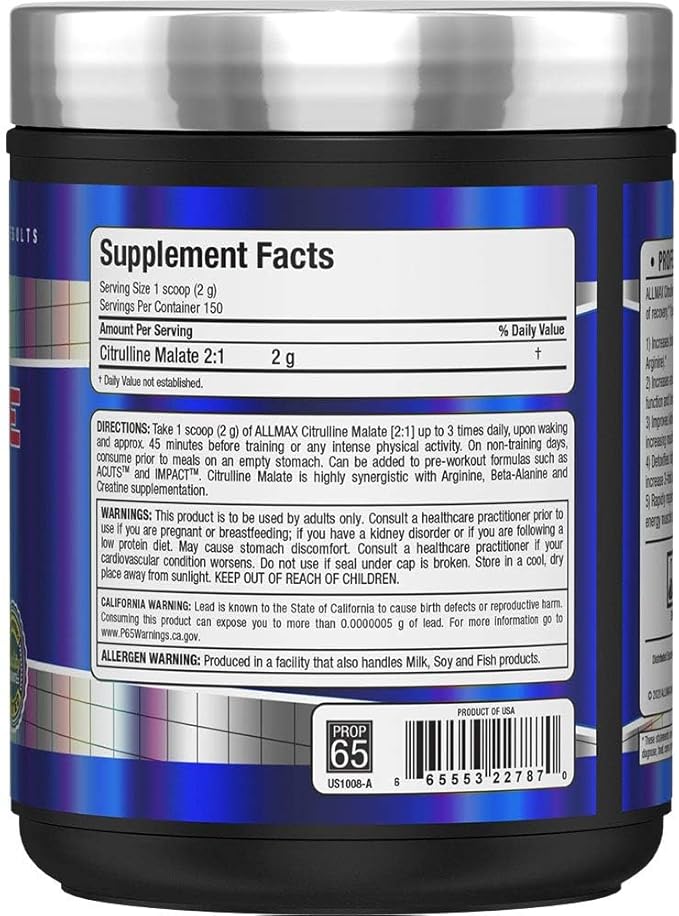ALLMAX Essentials Citrulline Malate 2:1 10.58 oz (300 g)