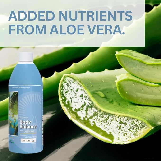 Youngevity Body Balance Land &amp Sea Plant Based Nutrition - Sea Vegetables Kelp Nori Honey Aloe Vera and More - 75+ Nutrients w/Vitamins Minerals Amino Acids - (32 Fl Oz) (2)