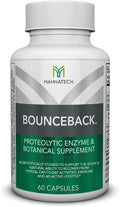 BounceBack by Mannatech with Proteolytic Enzyme Blend Phytosterol Blend and Turmeric Extract Supports Optimal Joint &amp Cartilage Health 60 Capsules