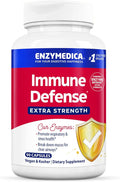 Enzymedica Immune Defense Extra Strength Proteolytic Enzymes for 2X Immune &amp Respiratory Support 90 Count