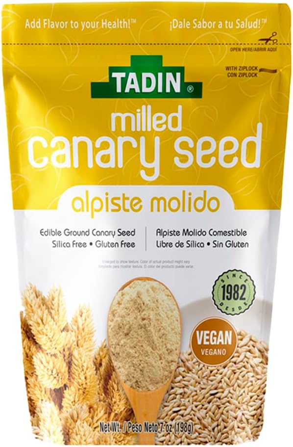Ground Canary Seed 100% Natural Dietary Supplement for Human Consumption (3 P...