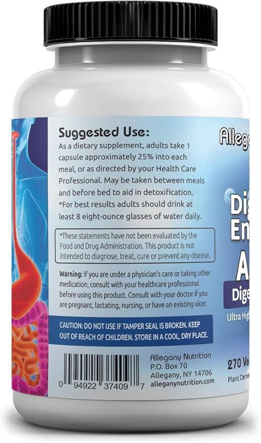 Gluten Free Digestive Enzymes - 270 Count