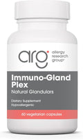 Allergy Research Group ARG Immuno-Gland Plex - Multi-Organ Glandular Blend - Immune Health &amp Vitality Support - Freeze-Dried Vegetarian Capsules - Hypoallergenic Formula - 60 Servings - 60 Capsule