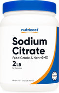 Nutricost Sodium Citrate Powder 2LB (32.4oz) - Food Grade Non-GMO - Emulsifier Natural Flavor Enhancer Food Preservant