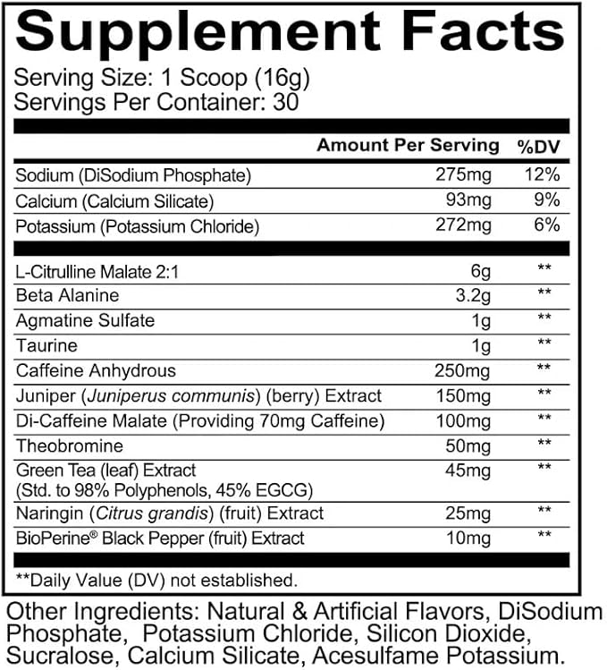 REDCON1 Total War Pre Workout Sour Gummy Bear - Contains 320mg of Caffeine from Green Tea Juniper &amp Beta Alanine - Pre Work Out with Amino Acids to Increase Pump Energy + Endurance (30 Servings