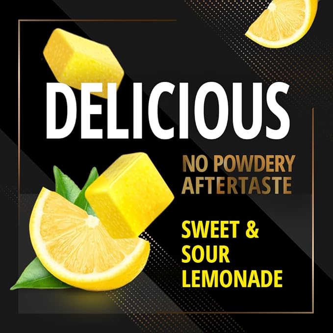 Creatine Monohydrate Gummies 1500 mg – Sweet &amp Sour Lemonade Chewable – Pre-Workout for Strength &amp Muscle Support – Vegan Sugar-Free &amp Halal – for Men &amp Women – 90 Gummies