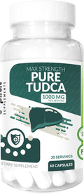 eXplicit Supplements Max Strength Pure TUDCA 1000mg per Serving (60 Capsules) High Potency Premium Quality Tudca Supplement