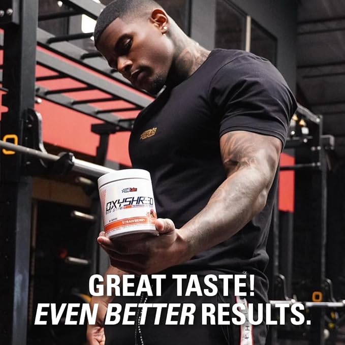 EHP Labs OxyShred Thermogenic Fat Burner - Pre-Workout Powder with L-Glutamine Acetyl L-Carnitine Metabolism Booster Weight Loss Appetite Control Energy Drink Dr. Soda Pop 60 Servings