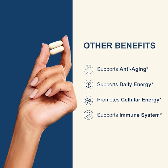 NMNH NAD+ Supplement Liposomal 600mg NMN NAD+ and Resveratrol Complex for Cellular Energy Healthy Aging &amp Metabolic Support 90 Capsules