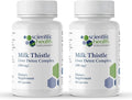 Milk Thistle Liver Detox Complex – Clinical-Grade Liver Support Supplement with Turmeric Dandelion Beet Picrorhiza Black Pepper – Phase I &amp II Detox – 60 Capsules – Non-GMO (2-Pack)