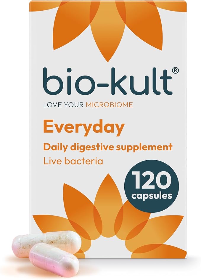 Bio-Kult Everyday Probiotics | 14 Strains | Adult Probiotic Supplement | Non-GMO Gluten-Free | 120 Capsules