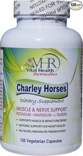 VHR Charley Horses Complete Muscle and Nerve Support Preservative-Free Formula with Potassium Magnesium and L-Taurine. 120 Vegetarian Capsules.