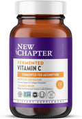 New Chapter Fermented Vitamin C + Elderberry ONE Daily for Immune Support &amp Collagen Protection Made with Organic Herbs Certified Vegan Gluten Free 60 Count