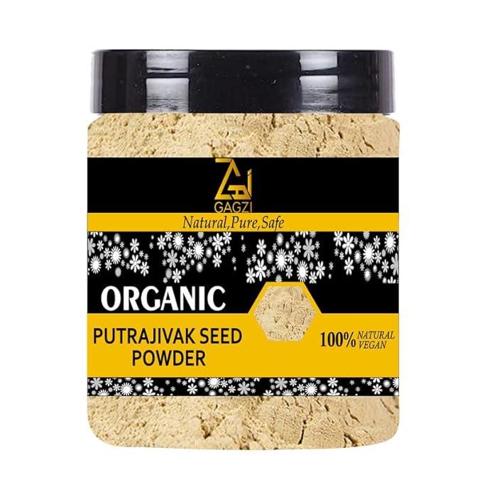 Natural Putrajivak Seed powder 5 Oz / 141.80 Gram (Pack Of 1) - GAGZI