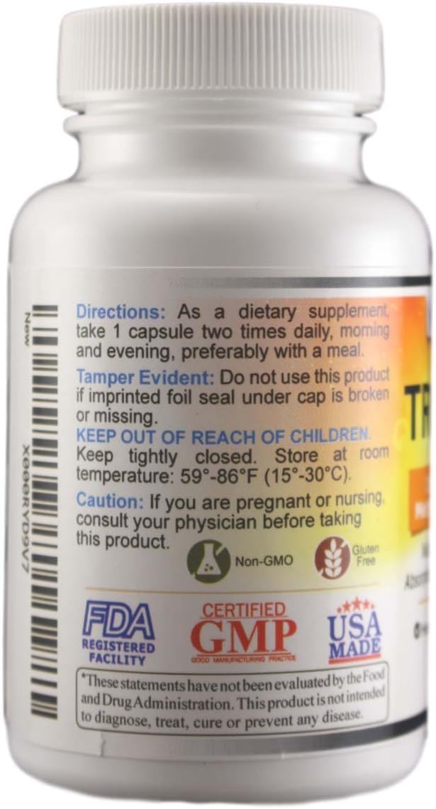 Wonder Laboratories Intrinsic Factor with Folic Acid and Vitamin B-12 1000mcg - 120 Capsules