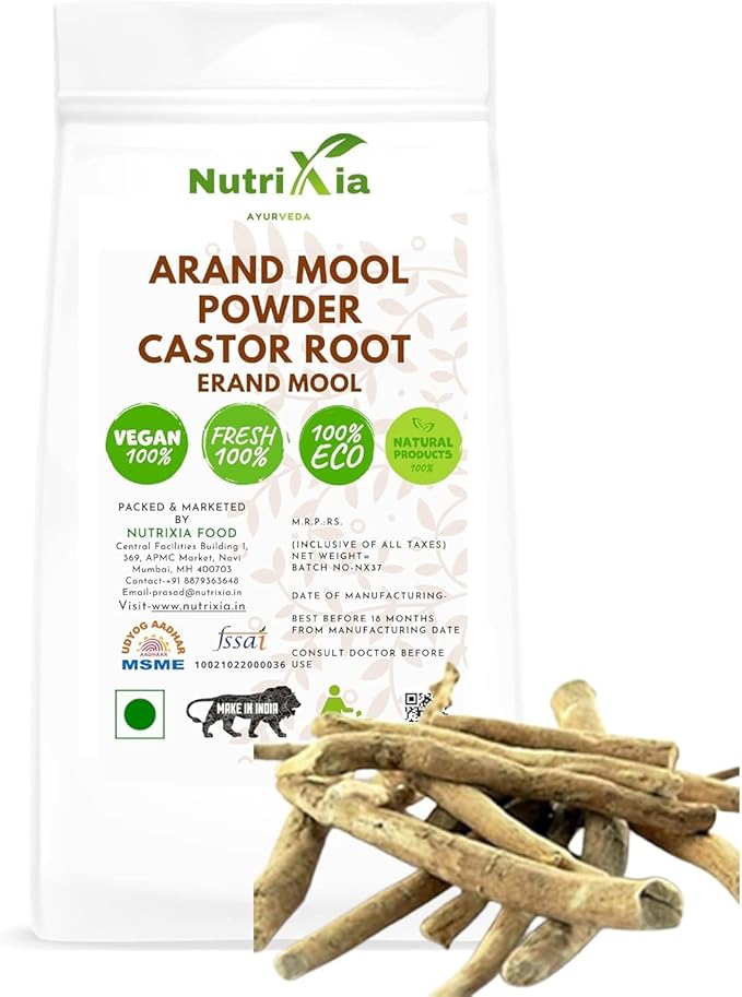 Arand Mool Powder-Castor Root-Arandi Jadd-Erand Mool Powder 980 gm
