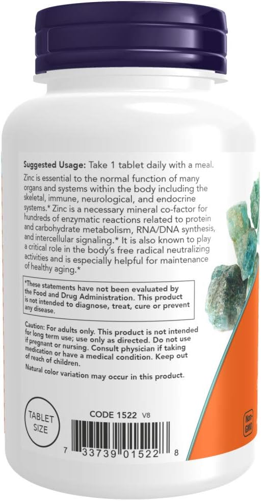 Now Foods (2 Pack) Zinc 50 mg 250 Count (Pack of 2)