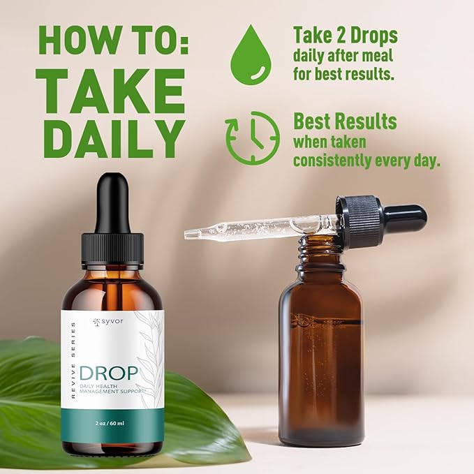 (2 Pack) Drop The Pounds Drops Official Drop The Pounds Liquid Drops with All Natural Ingredients Advanced Health Optimizer &amp Wellness Support with Premium Vitamins for Women &amp Men (60 Servi