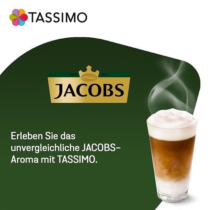 Tassimo Jacobs Latte Macchiato caramel 5er Pack (5 x 268 g)