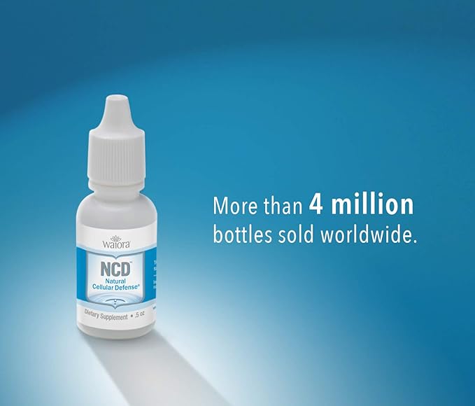 Waiora Natural Cellular Defense (NCD) Liquid Supplement Advanced Mineral &amp Botanical Formula Daily Immune &amp Wellness Easy Absorption Drops pH Balance Cleansing (Two .5 oz Bottles 180 ser