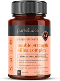 Double Strength Silica Complex – 500mg Horsetail Extract (4:1) per Tablet – 90 Tablets – 3 Month Supply – with Zinc Manganese &amp Boron