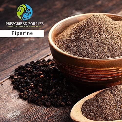 Prescribed For Life Piperine Powder 95% Black Pepper Extract Powder Gluten Free Vegan Non GMO Natural Antioxidant (56g)