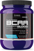 Ultimate Nutrition Flavored BCAA Powder 12000 Post Workout Recovery Drink 3g Leucine 1.5g Valine 1.5g IsoleucineBranch Chain Amino Acids Supplements for Muscle Recovery30 Servings Blue Raspberry