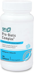 Klaire Labs SFI Health Pro-Biotic Complex - Intestinal Support for Men &amp Women 5 Billion CFU Lactobacillus acidophilus &amp Bifidobacterium bifidum Probiotic Hypoallergenic &amp Dairy-Free (10